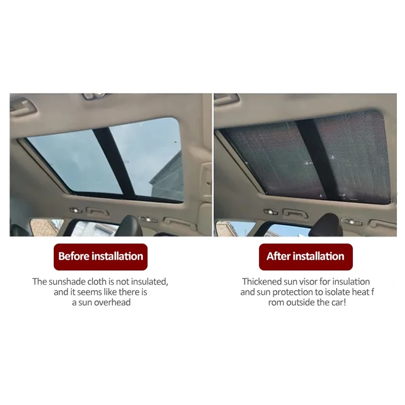 Pare-soleil de Toit Ouvrant, Isolation Thermique, Accessoires de Protection Solaire pour Suzuki Vitara Escudo LY 2016-2024 2018 2019 2020 2023