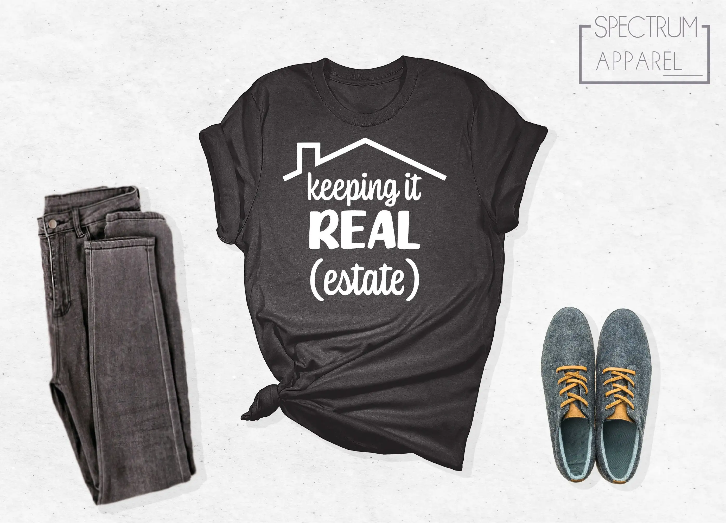 Keeping It Real Estate T Shirt Agent لـ Realtor هو مرخص للبيع