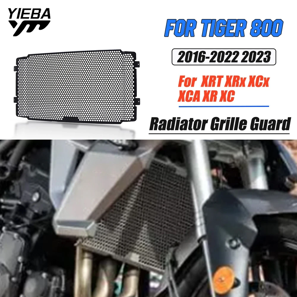

FOR Tiger 800 XRT XRx XCx XCA XR XC 2016 2017 2018 2019 2020 2021 2022 2023 Motocycle Radiator Grille Cover Water Tank Guard