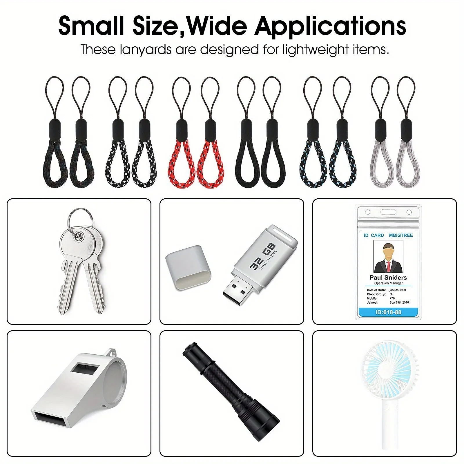 3/5pcs Mobile Phone Strap Short Lanyard for iPhone Cellphone Hold Lanyards Wear-resistant for Keys ID card Strap Handheld Rope image 6