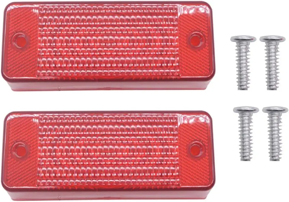 2 Pcs Rear Tail Light Lens 6672276 for Bobcat Skid Steer Loader A300 S100 S130 S150 T110 T140 T180 T190 T200 T250