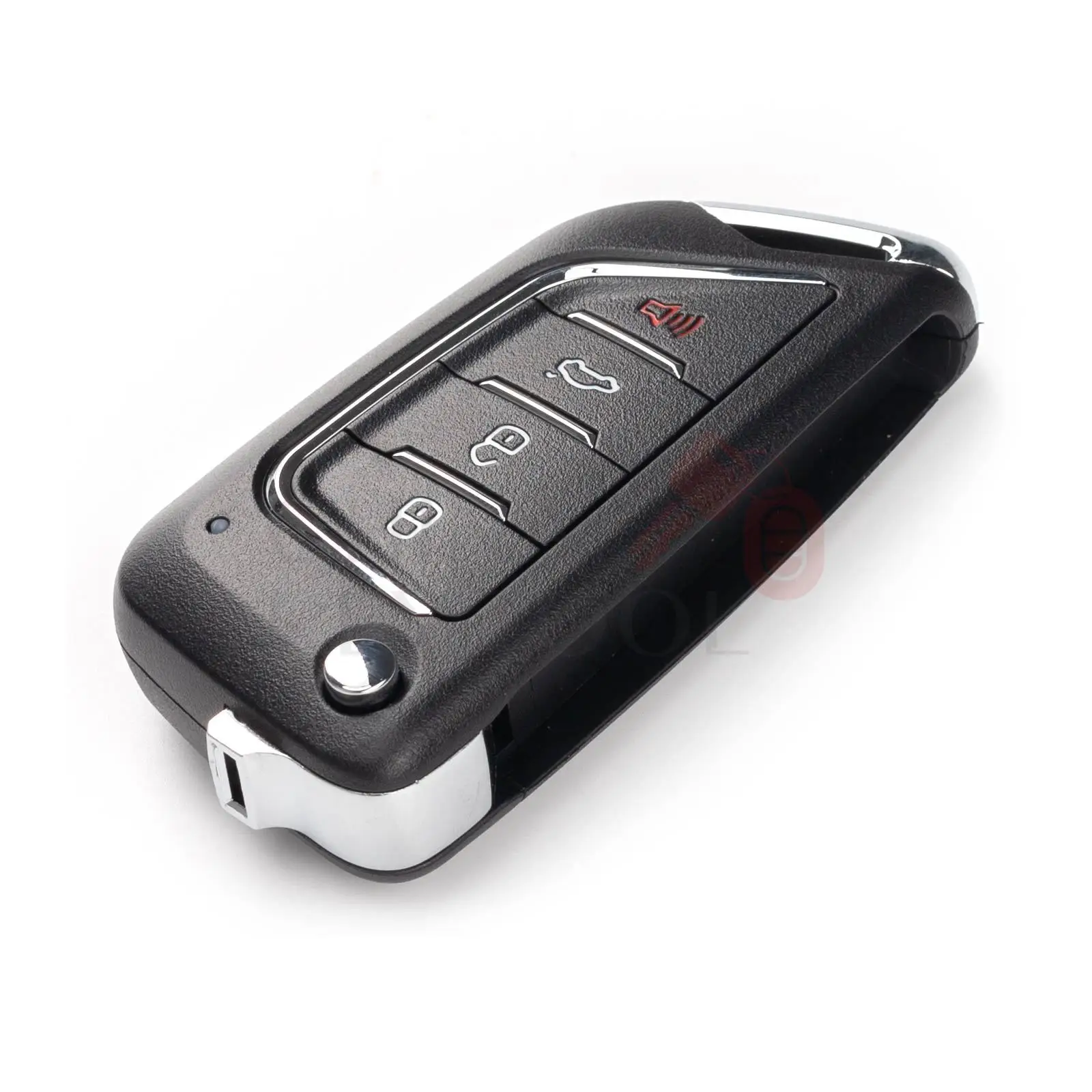 Xhorse XKCD06EN الجيل الثاني سلك مفتاح بعيد لكاديلاك نمط 4 أزرار الإصدار العالمي