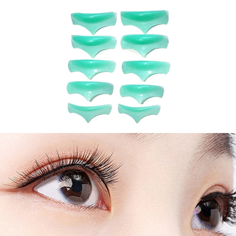 

5 Pairs Silicone Eyelash Perming Pad Lashes Rods Shield Lifting 3D Eyelash Curler Grafting Tool Eyelash Applicator Accessories