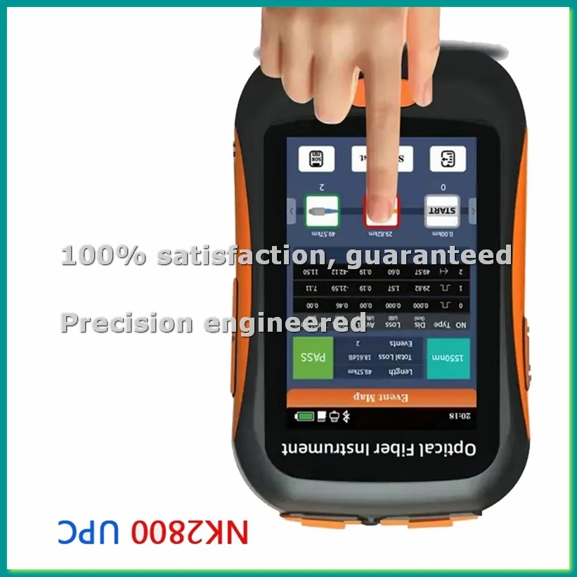 

Мини-рефлектометр OTDR NK2800 для активных оптоволоконных сетей, 1550 нм, с функциями VFL, OPM, EventMap, 20 дБ, 60/80 км, UPC-VVNB