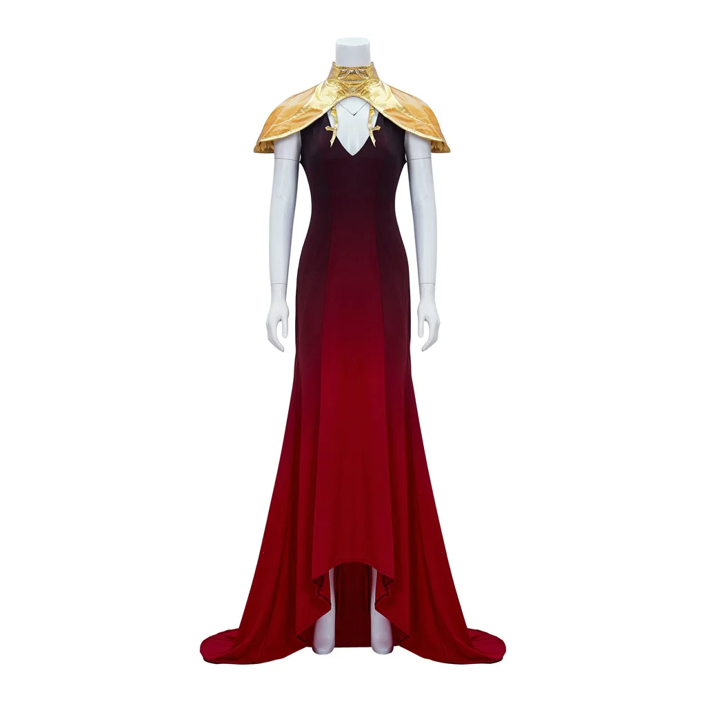 Kamilla Dress Castle vania Cosplay Costume Woman Red Suits Halloween Carnival Outfits