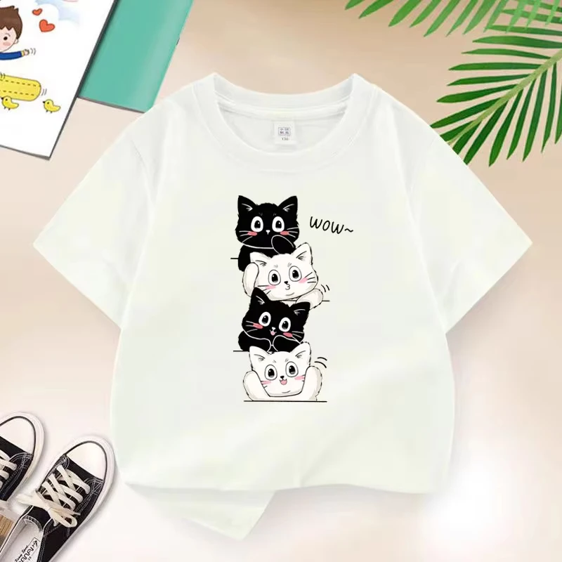

New Summer Trendy Brand Letter Pure Cotton Printing Men's and Women's Loose Short Sleeves Couple Crew Neck Short Sleeves