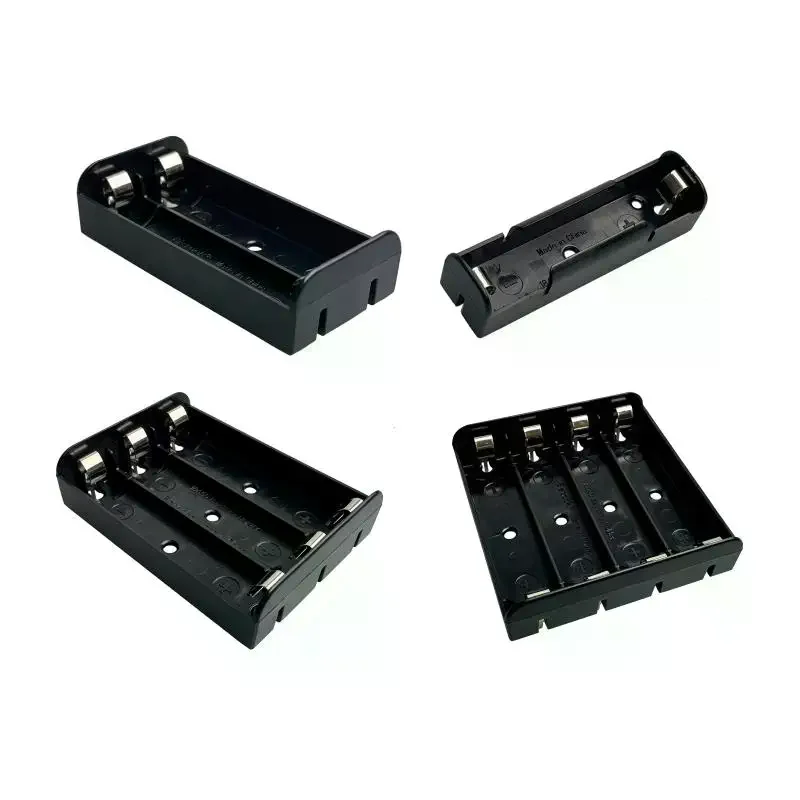 1 PCS 21700 1-4S Battery Holder 3-35A Standard/Enhanced DIY Battery Box For PCB Board Nickel-Plated