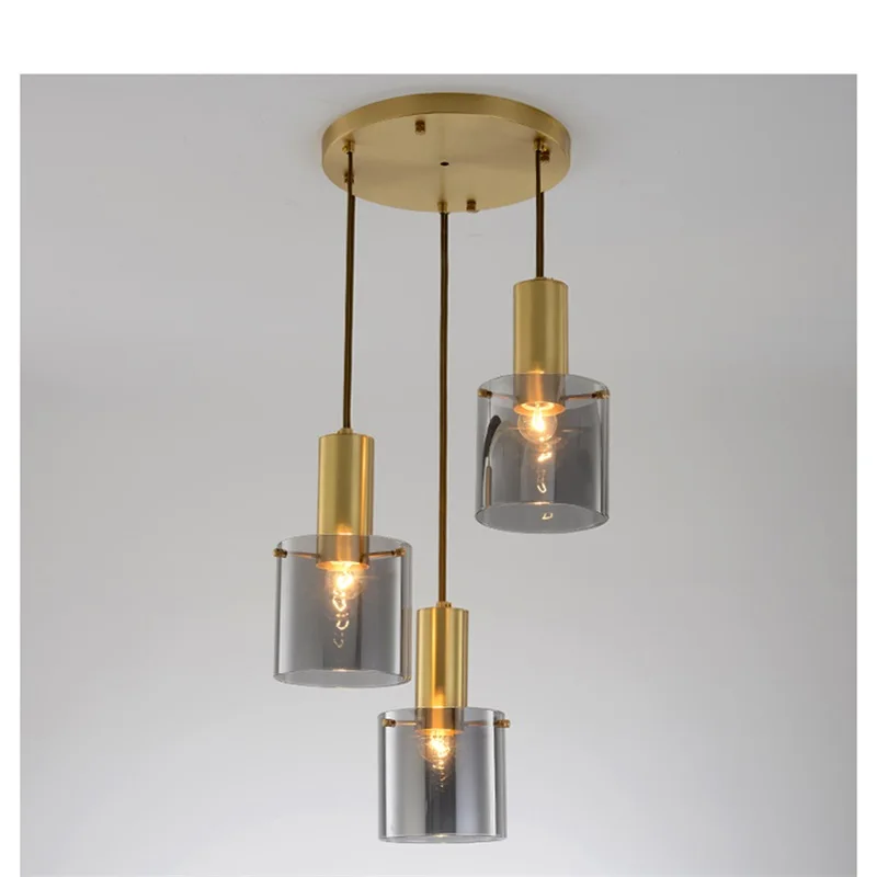 SOFEINA Modern Pendant Lights Brass Fixture Contemporary Home Creative Decoration Suitable For Dining Room Restaurant