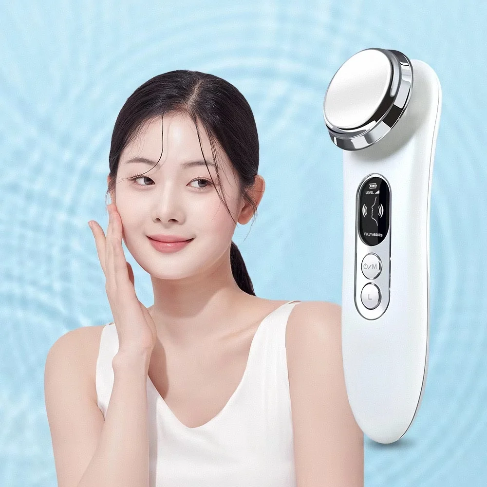 マイクロカレントマッサージャー スキンケアツール 色素沈着除去 くま取り イオン導入＆排出療法 振動 フェイシャルスパマッサージャー