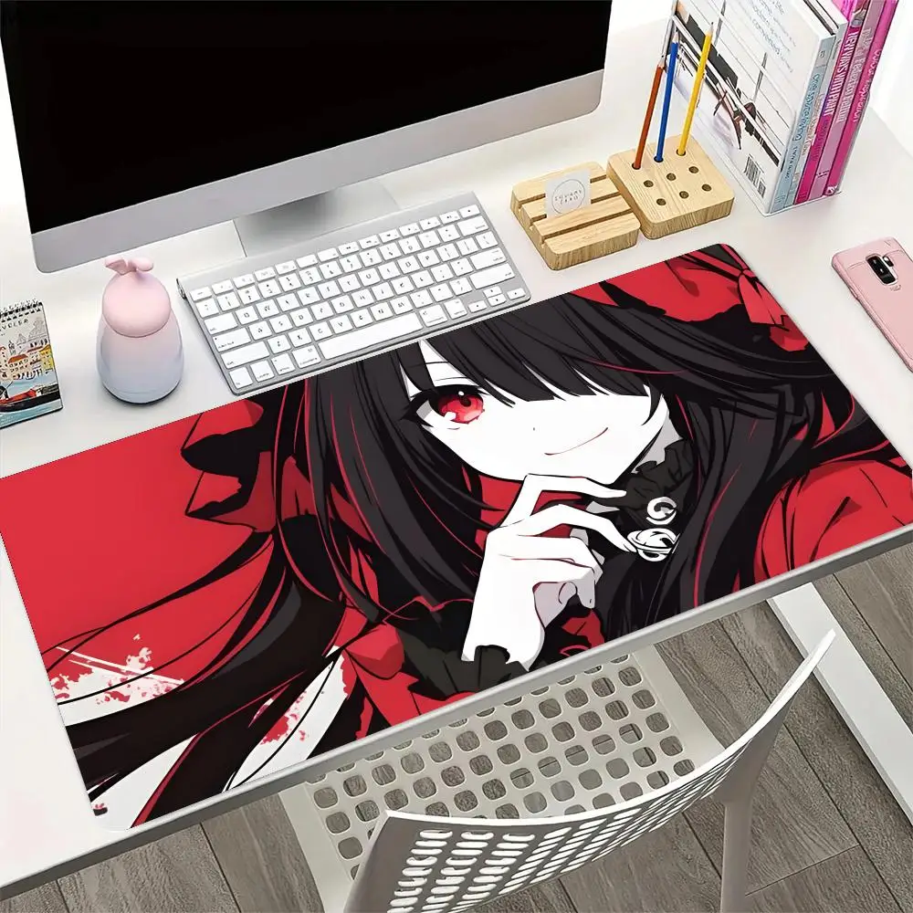 

Kurumi Tokisaki Mouse Pad Mousepad Large Gaming Mouse Pad LockEdge Thickened Computer Keyboard Table Desk Mat