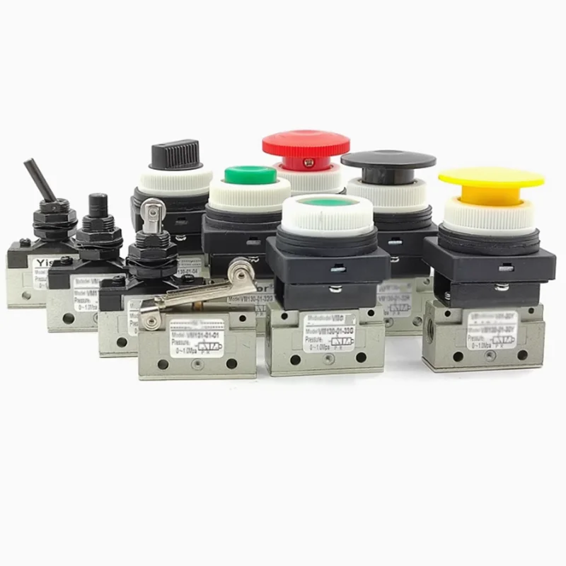 Manual Valve VM 120 131 VM130-01-01A-08A-00A-30-32-33A-34-B/GA/YA two position three-way 0-1MPa 1/4 in Mainland China