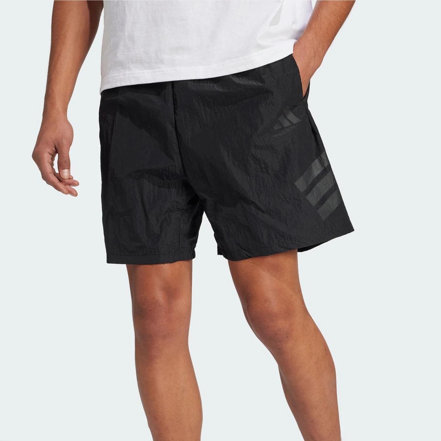 

Adidas Original 2025 летние мужские свободные тканые спортивные шорты JD4938