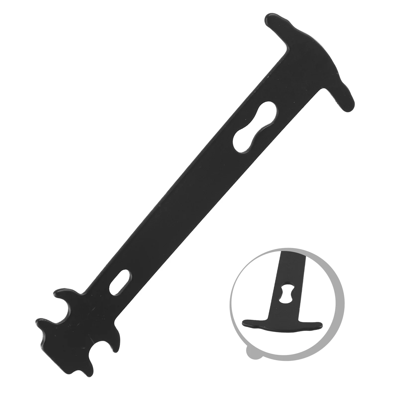 14cm X 4.8cm Size Bicycle Maintenance Bicycle Chain Wear Gauge Accurate Wear Detection Compact Size Enduring Construction