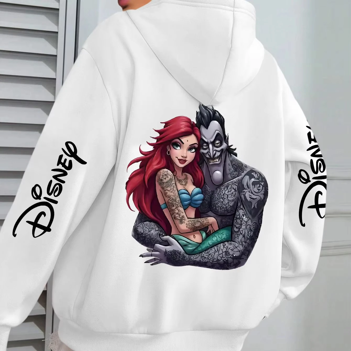 Disney Element Maglione con cappuccio Modello Stampa Sport Comodo Carino Casual Vita quotidiana