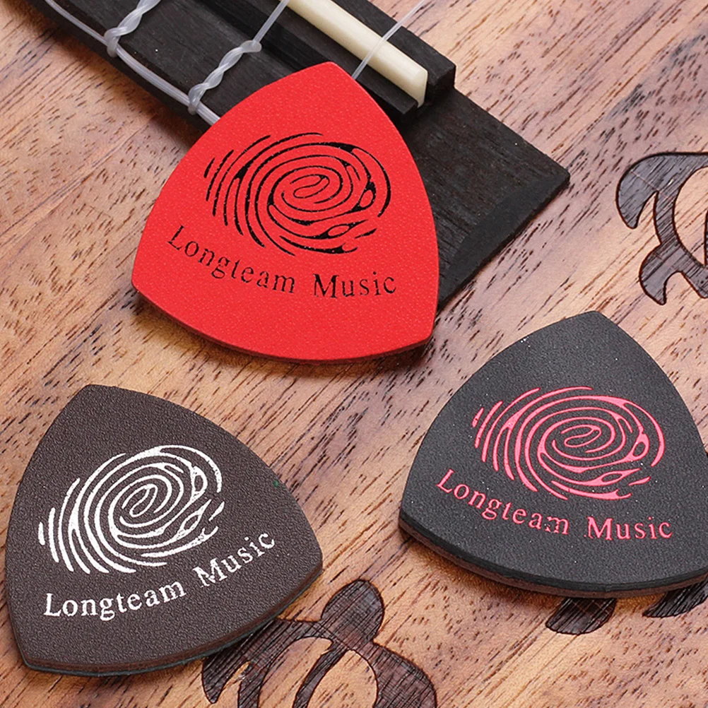 3 Pcs Picks for Ukulele Exquisite Craftsmanship Anti Crack Design Improves Sound Quality Musical Instruments