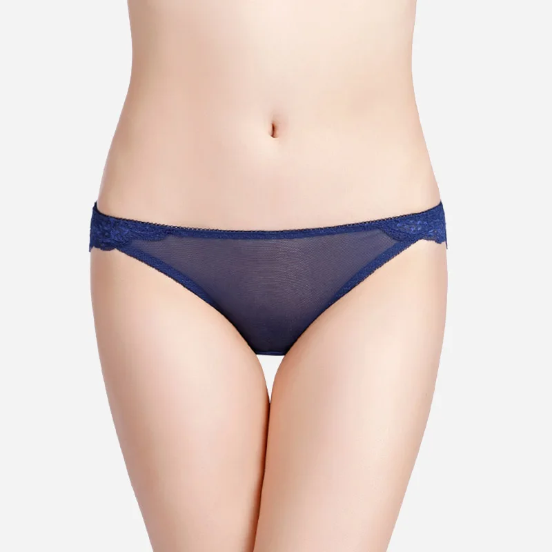 BANNIROU 1Pcs Sexy Lace Panties For Woman Briefs Female Transparent Panties Women's Underwear Intimates