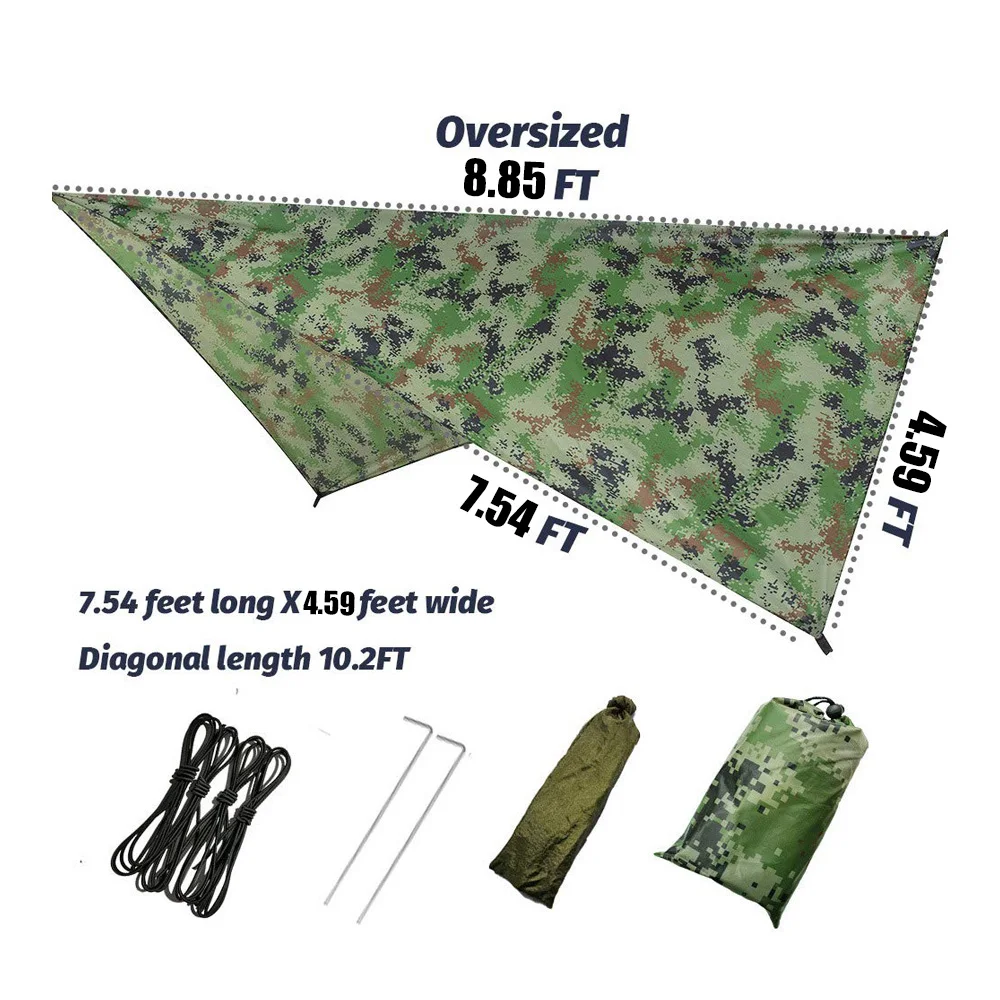 Outdoor Automatic Quick Open Mosquito Net Hammock Tent With Waterproof Canopy Awning Set Hammock Portable Pop-Up Travel Hiking