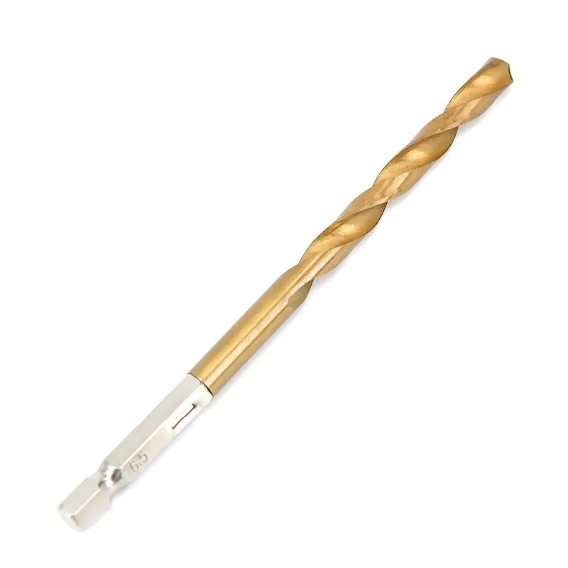 

1.5-6.5mm 13pcs for Electric Twists Drill Screwdriver Drilling Reaming Drill Tool Drill Hexagonal Handle Titanium Plated
