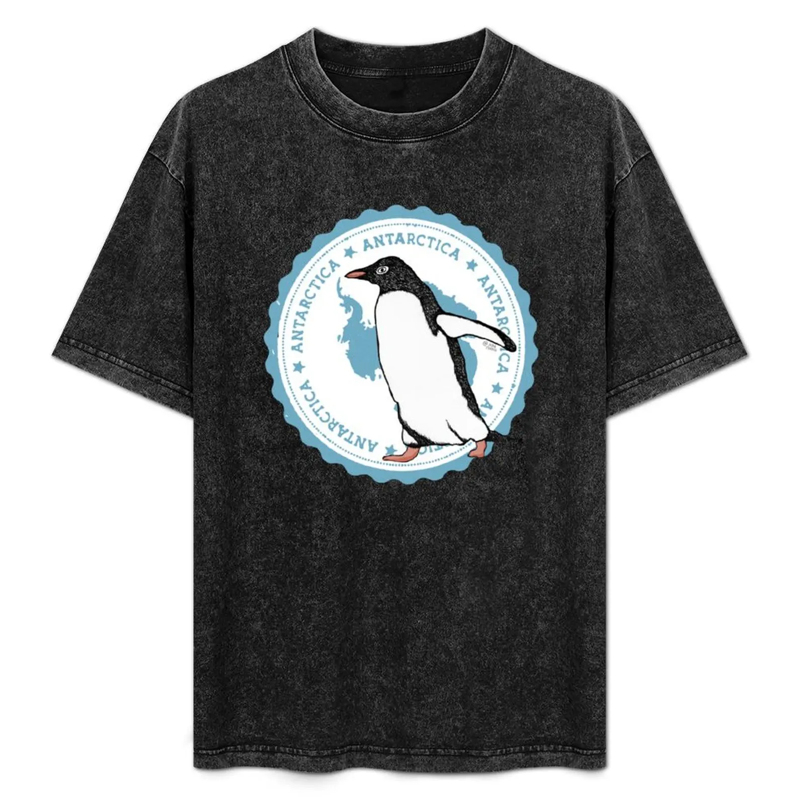 

Adelie Penguin of Argentine Antarctica T-Shirt Halloween Casual T-Shirt