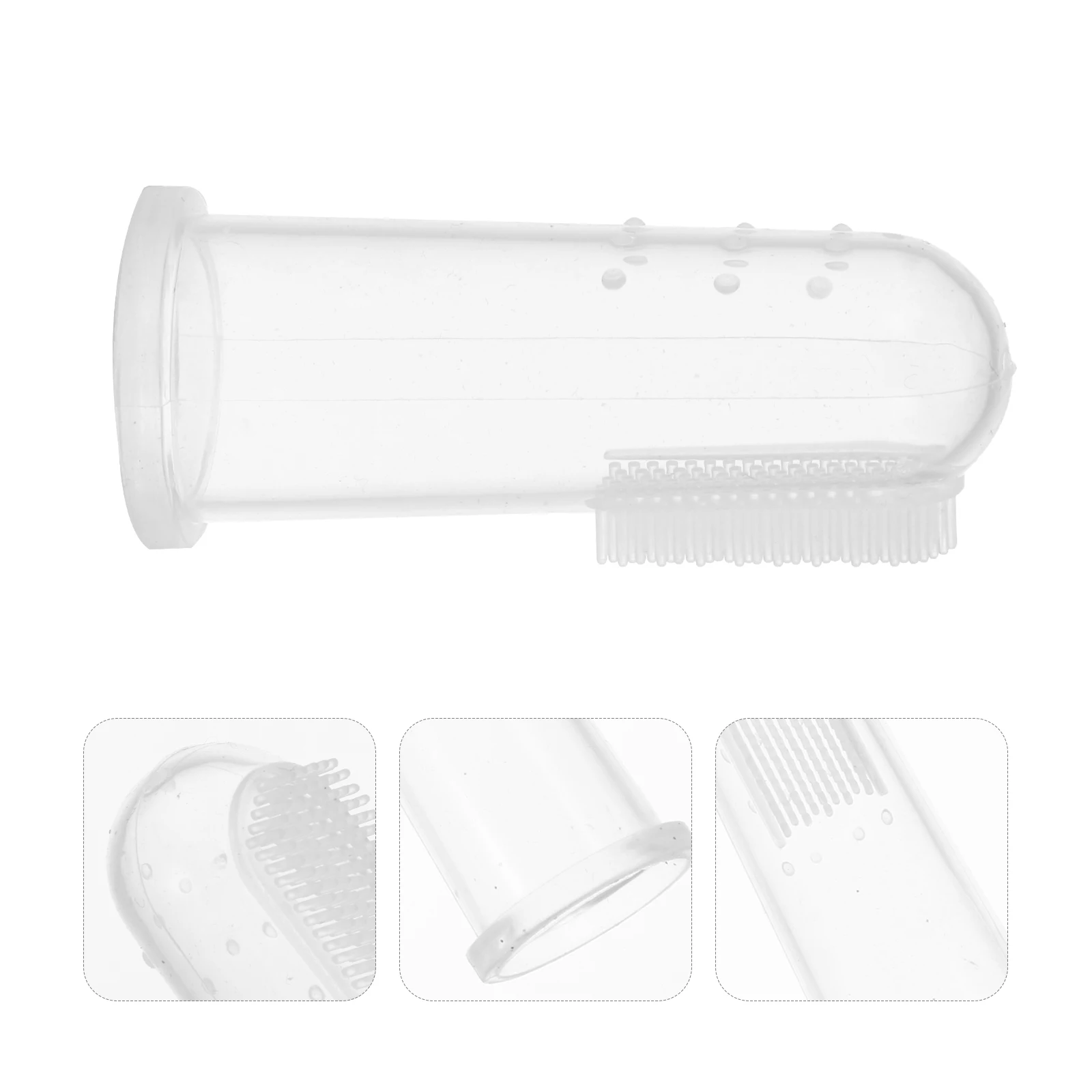 

3 Pcs Toddler Toothbrush Baby Finger Infant Training Clean Toddlers Newborn Toothbrushes Child