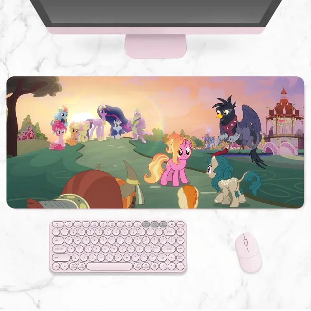 Anime Game My little Pony Cartoon Vriendschap is Magic Muismat Muismat Computer Bureau Pad Kantoortapijt Laptop Muismat