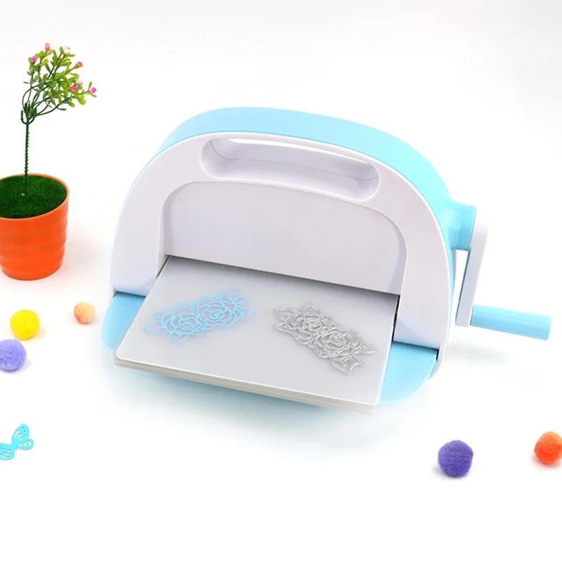 

New Condition A4 Large Paper Art Machine Hand-Cranked DIY Knurling Embossing Cutting Knife Mold Pattern Cutting Machine