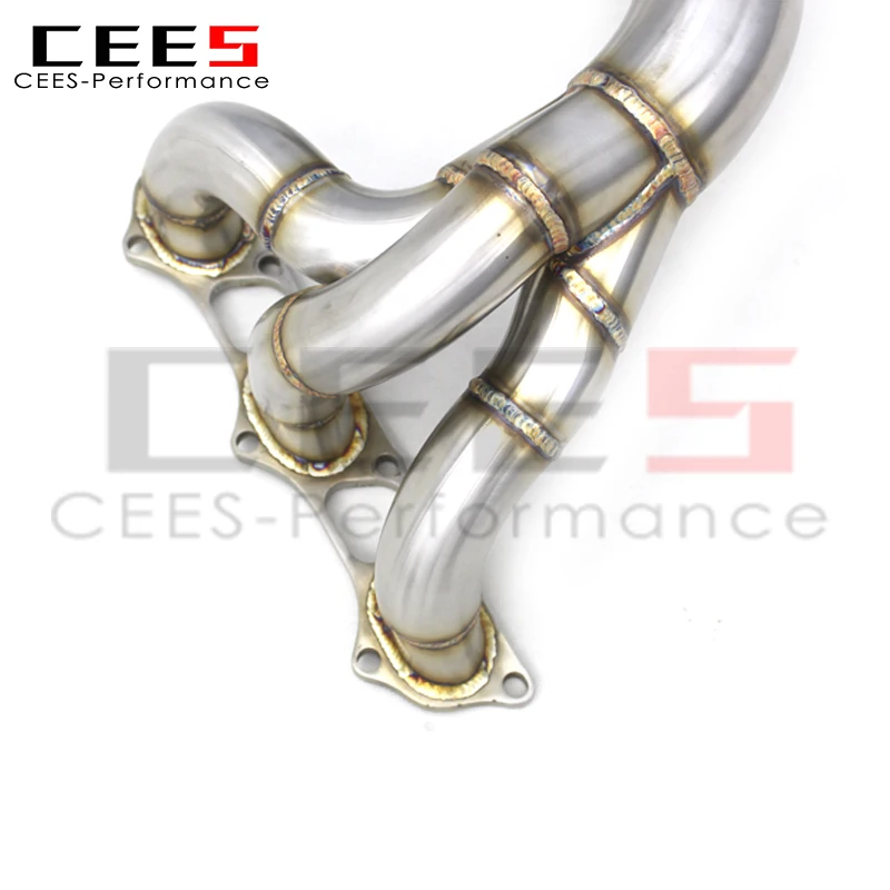 CEES Exhaust manifold Catalytic converter For Porsche 911 992 GT3 4.0 2017-2023 without catalyst Catless downpipe Exhaust Pipe