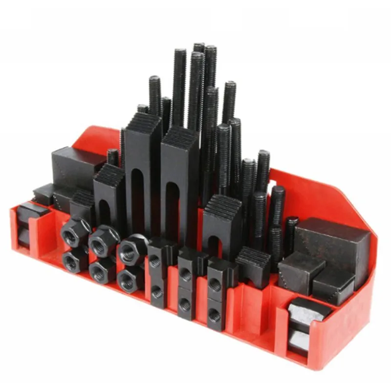 مجموعة تثبيت آلة طحن معدنية عالية الجودة M12 58 قطعة طقم مشبك مطحنة نائب ، أداة لقط