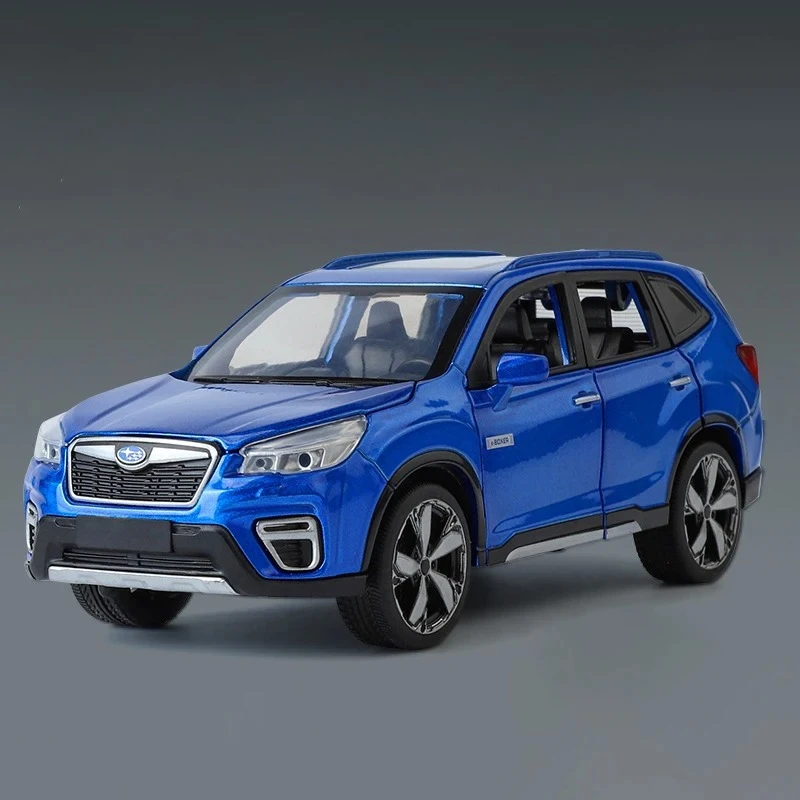1:30 フォレスター SUV 合金マッスルカーモデル サウンドとライト プルバック 子供のおもちゃ コレクション 誕生日プレゼント
