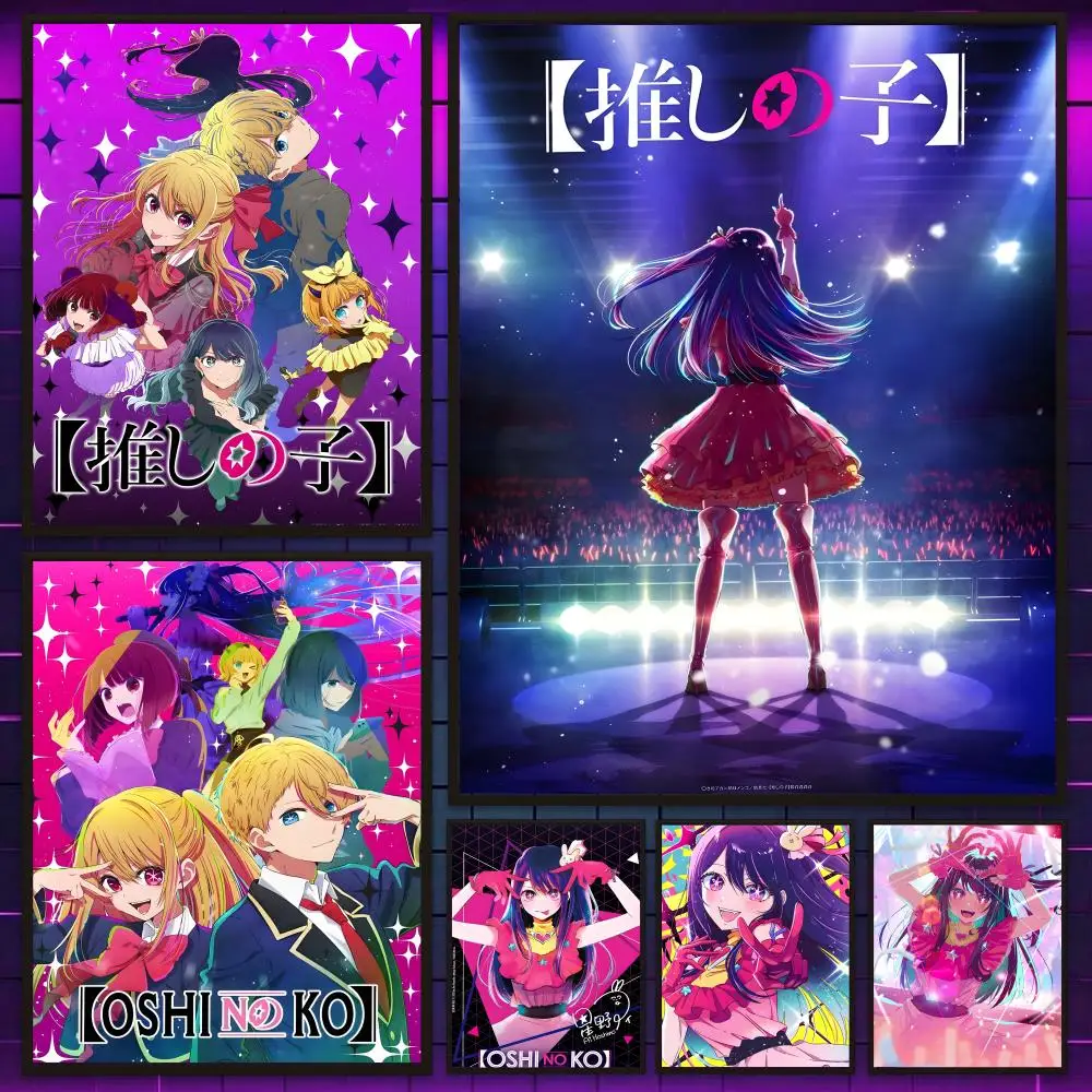 Popular O-Oshi No Kos Anime Poster Versatile HD Waterproof W