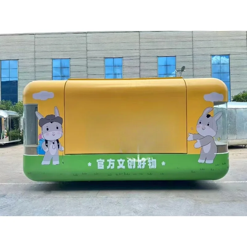 عربات طعام القهوة المتنقلة الصين المرحاض البيتزا الغذاء المقطورات هوت دوج شاحنة الغذاء حسب الطلب