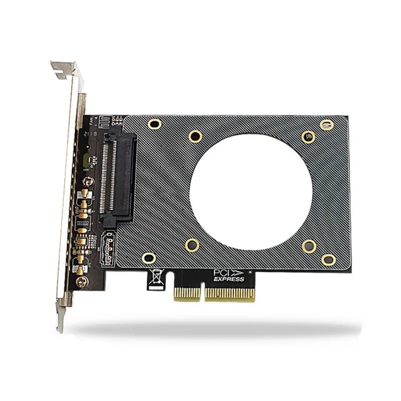 U.2 SFF-8639 To PCI-E X4 Expansion Card Adapter Support U.2 NVME SSD Riser Card GEN4 PCIe 4x 4000MB/s Fast For PCIE X4 X8 X16