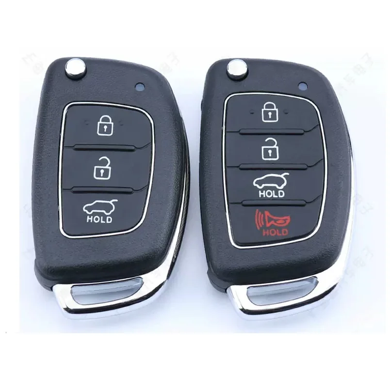 1pcs Remote Control Key Fob Flip Key Shell For Hyundai ix25 IX35 Avante MISTRA santafe Remote Controller