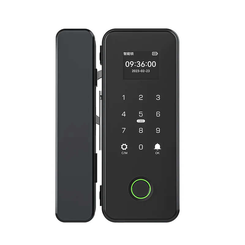 Smart Sliding Glass Door Lock TTlock APP Remote Biometric Fingerprint Password Code Card Electronic Lock for Single Double doors