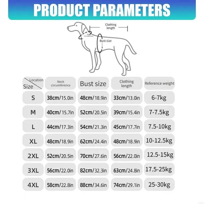 Dog Fleece Coat with Thick Lining and High Collar, Front Opening Clothing Layer Pet Warm Clothes for Fall and Winter Y5GB