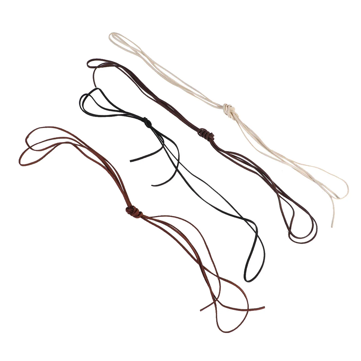 4pcs Artificial Cord Synthetic Suede String DIY Jewelry Accessories Strap for Bracelet Necklace Beading