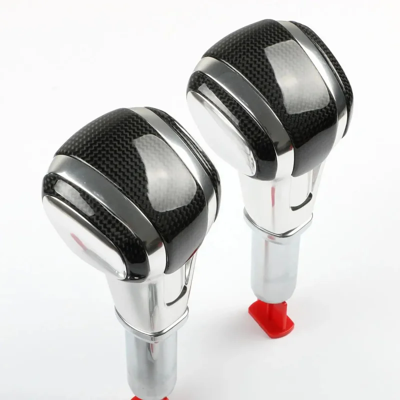 

Leather Carbon Fiber Gear Knob for Porsche Cayenne 2011-2017, Car Interior Accessories, Easy Installation Upgrade