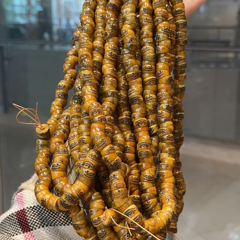 Bone Large Intestine Adai Bucket 10X12 Accessories Bracelet Spacer Beads Braided Rope Pendant Accessori