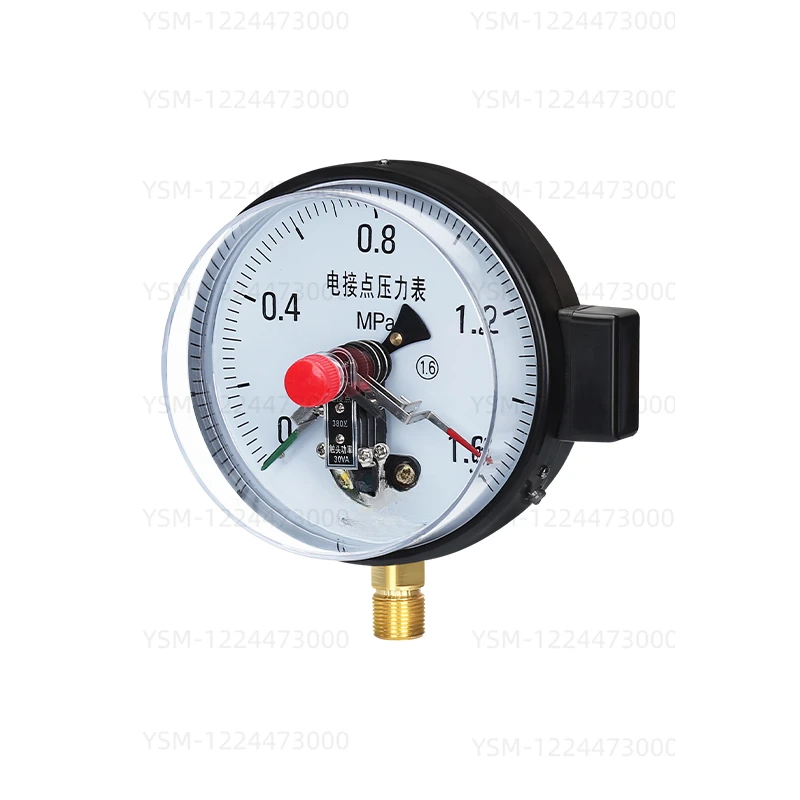 Magnetic Assisted Electric Contact Pressure Gauge Oil Pressure Water Pressure Stabilization Ammonia Electric Touchpoint