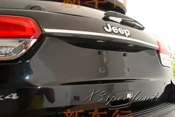 Chromed Tailgate rear Trunk Hatch Lower Lid Trim For Jeep Grand Cherokee 2014-2019
