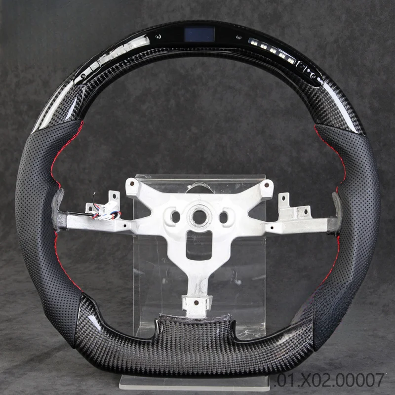 

Suitable for Chevrolet Corvette 07-13 steering wheel modification and upgrade to LED carbon fiber sports car steering wheel