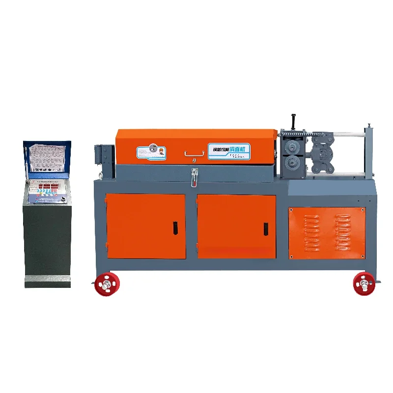 Construction machinery deformation reinforced concrete steel wire stirrup straightening and cutting machine