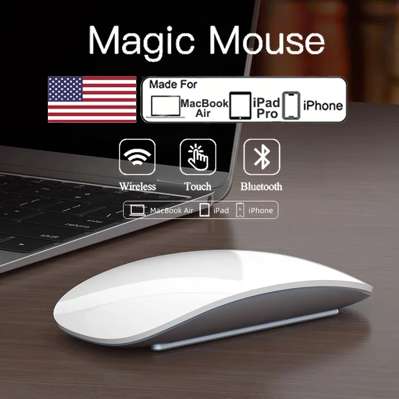 アップルオリジナルワイヤレス Bluetooth 5.0 タッチマジックマウス