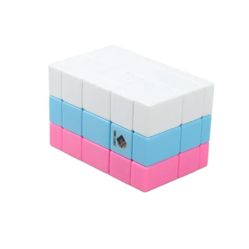 Cubetwist Conjoined Tricolor 3X3X5 Spiegel Magic Kubus Bump Snelheid Puzzel 335 Kubus Educatief Speelgoed Voor Kinderen Met Beugel