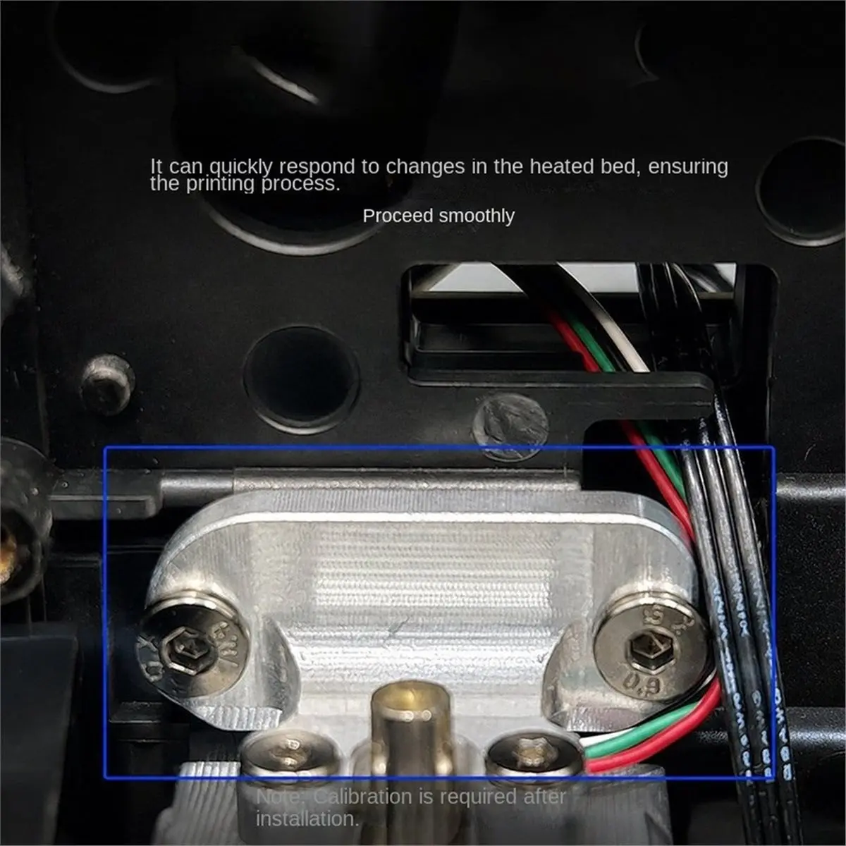 2PCS Strain Gauge for S1/S1C Max/S1 Max, Auto Hotbed Leveling Sensor Strain Gauge 3D Printer Accessories