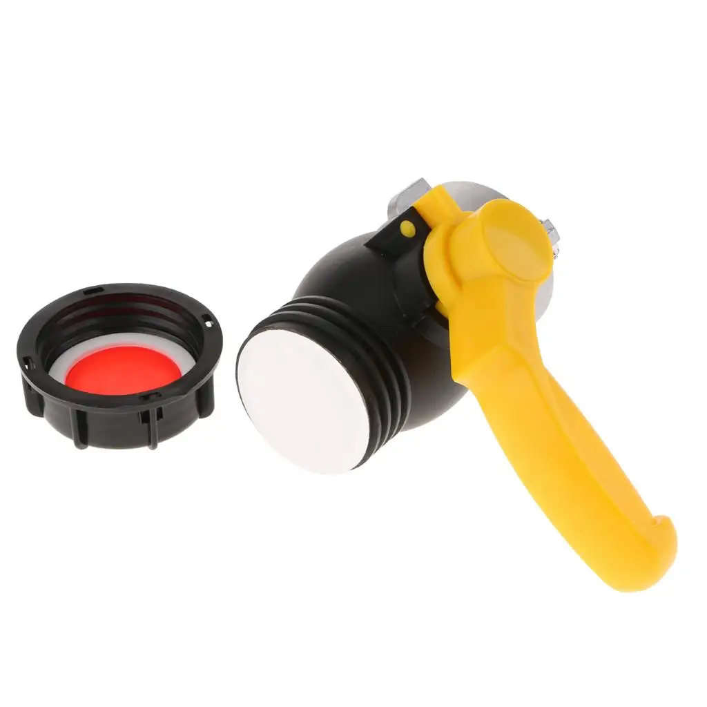 

IBC Tank Adapter Garden Hose Faucet Value Durable Ball Valve for Water Purifier Parts and Chemical Storage Use