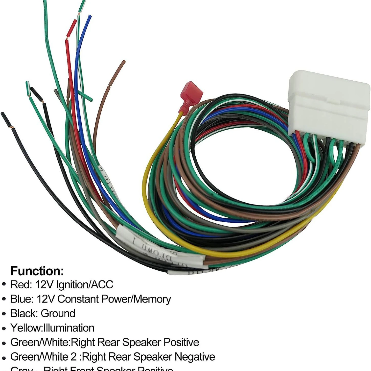 Anwendbar für LEXUS IS300 2001–2005 Radio-Kabelbaum-Verstärker, Bypass, After-Sales-Stereostecker