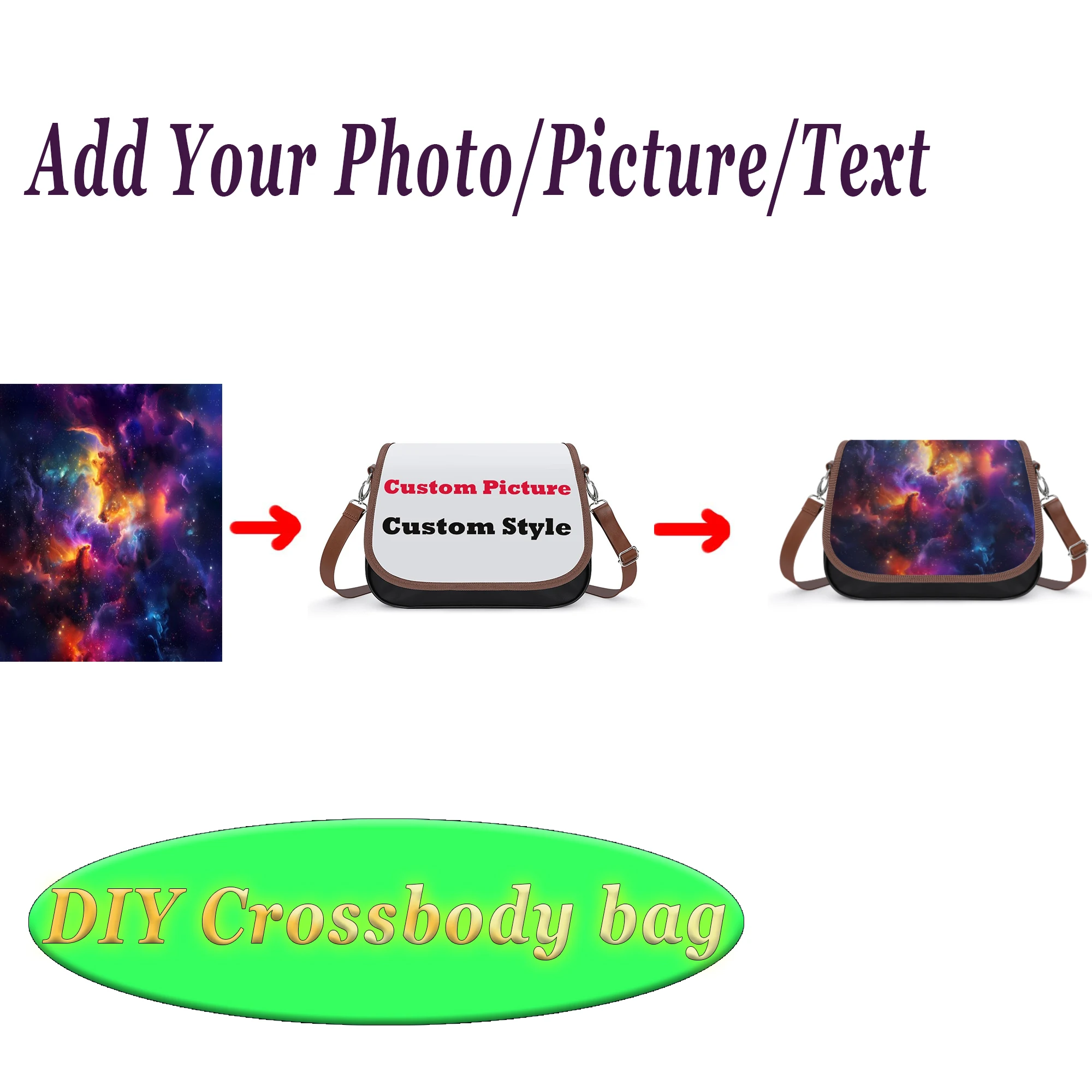 

Новые индивидуальные женские сумки через плечо, элегантный модный узор, персонализированные подарки-сюрпризы для банкетов и вечеринок