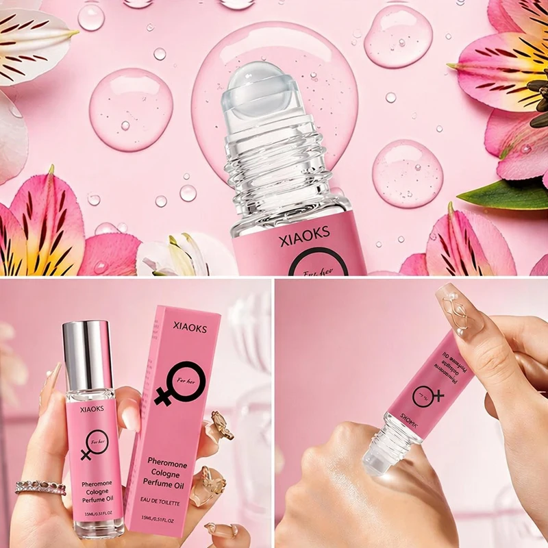 Women's Pheromone Perfume, Roll-On Style with a High-End Design; Enchanting Floral Scent, Natural and Fresh, Long-Lasting Fragrance, Gentle and Non-Irritating, a Walking Dopamine, with a Sweet Scent T image 5