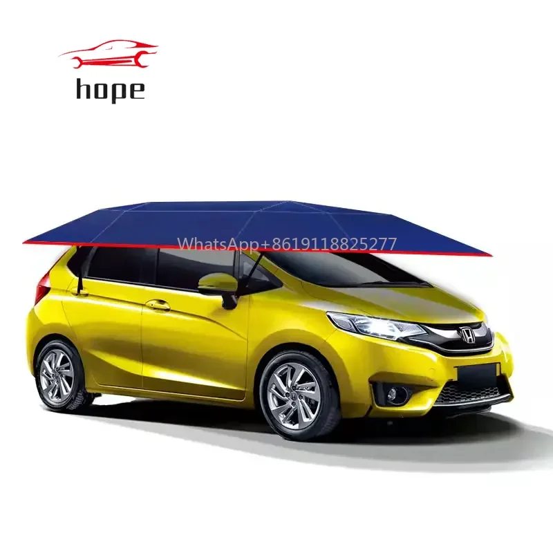 Mobile automatic roof car umbrella anti-uv shield car cover umbrella portable tent for sale